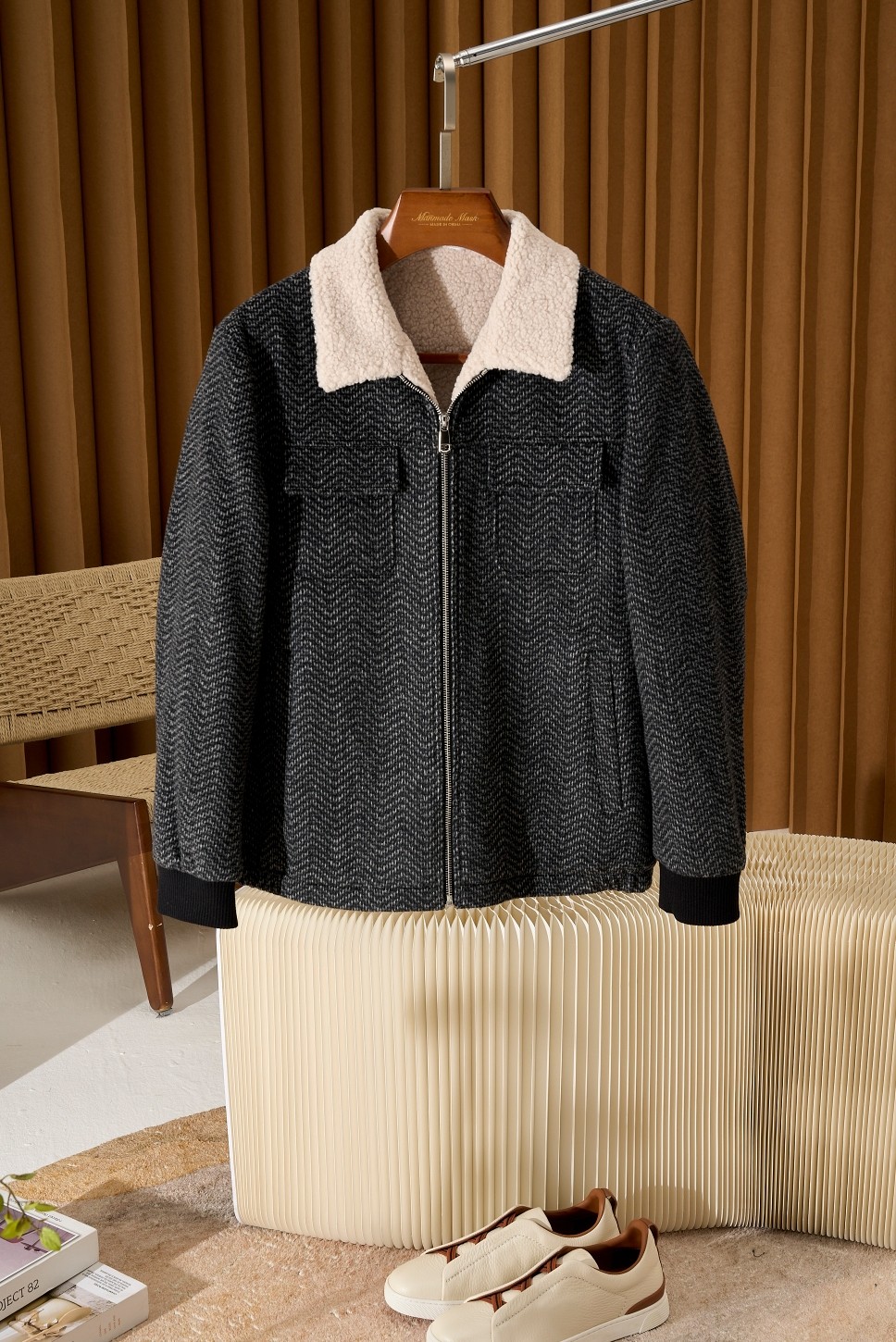 ディオール「Dior」アルパカ裏起毛 テーラードジャケット