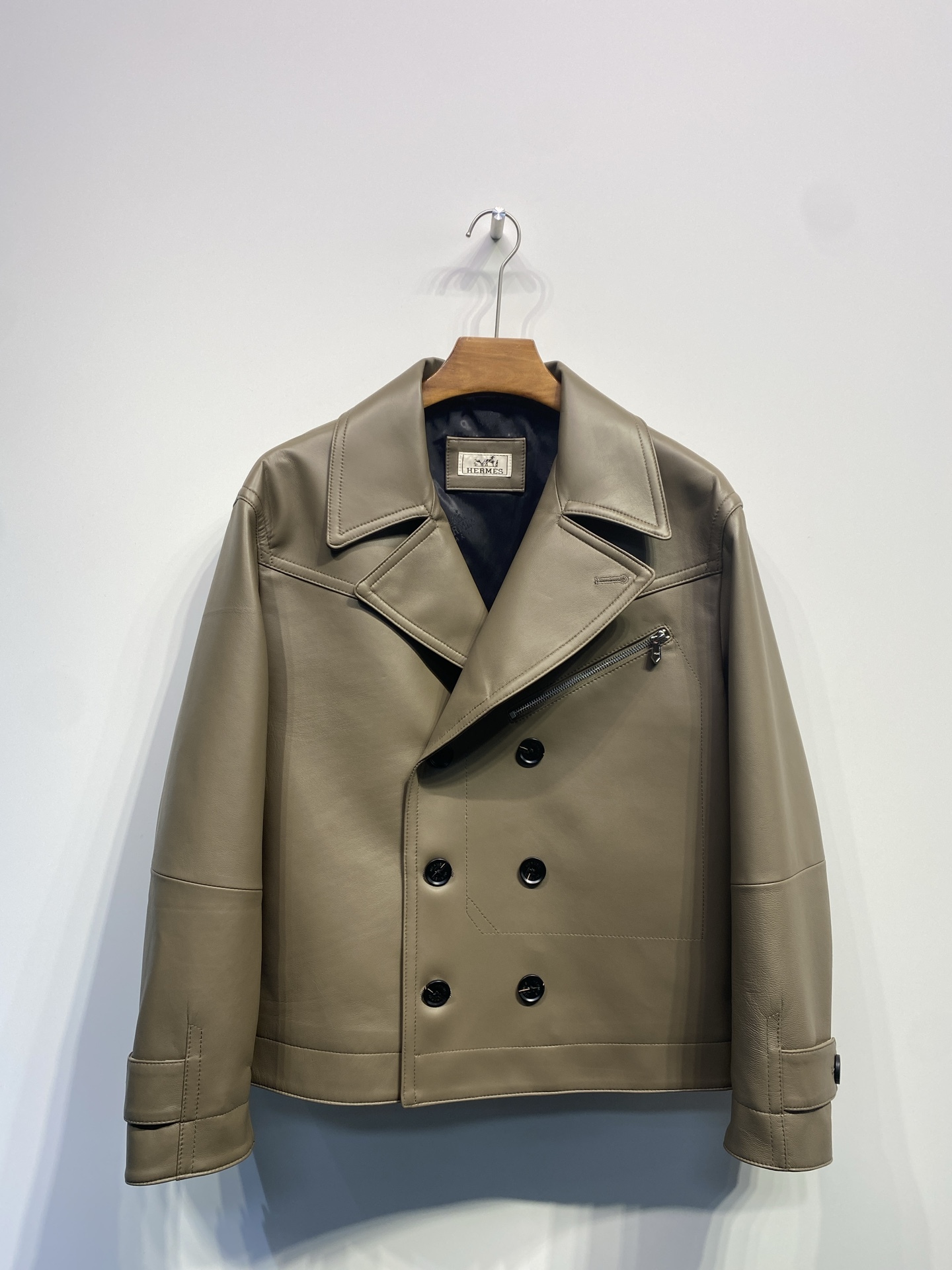 エルメス「Hermès」グレネ カルフスキン ボンバー ジャケット