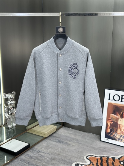 エルメス「Hermès」レザーエンブロイダリー スラウチショルダー ジャケット