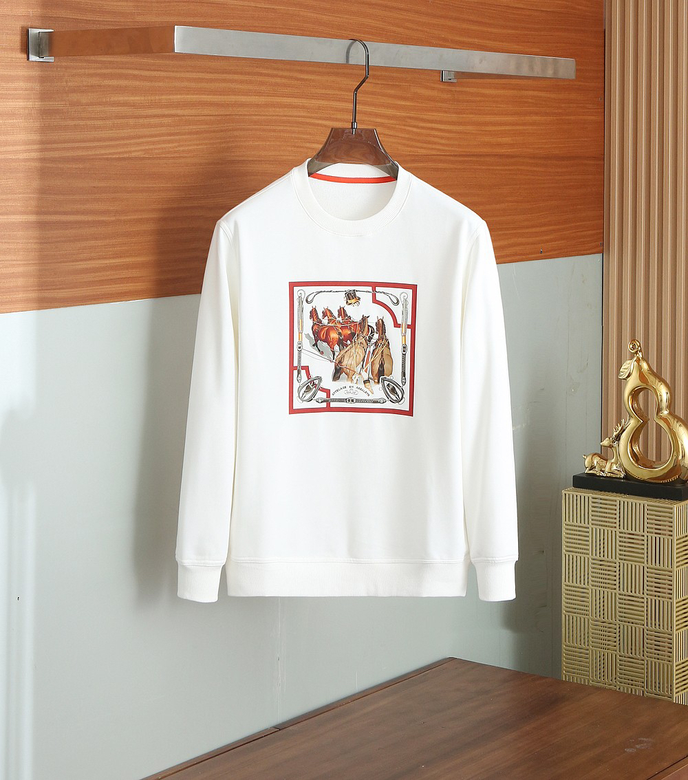 エルメス「Hermès」エクイドリアン グラフィック スウェットシャツ