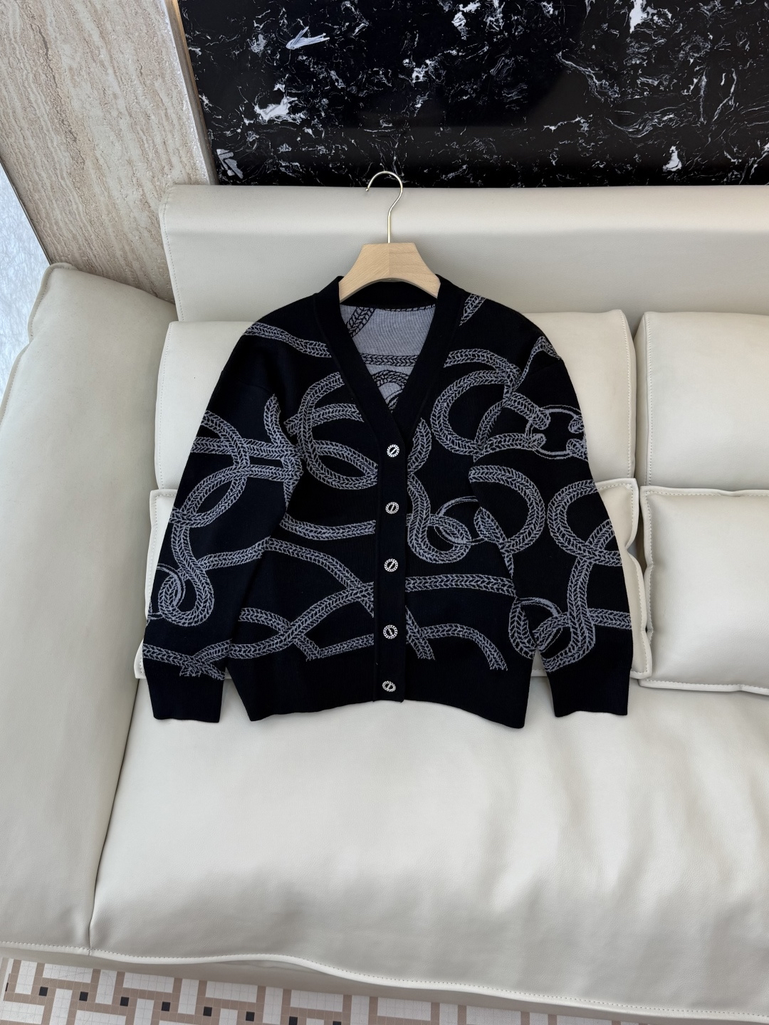 エルメス「Hermès」ロングカーディガン