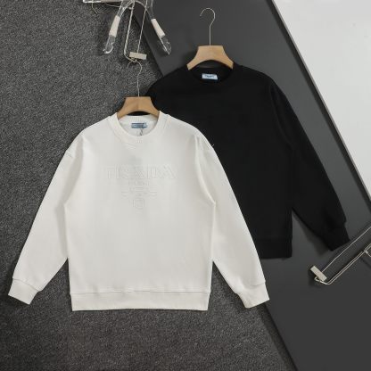プラダ「Prada」ユニセックス クルーネック スウェットシャツ