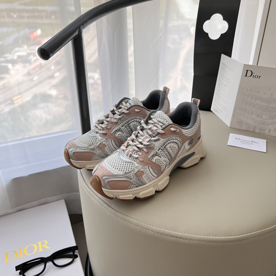 ディオール「Dior」B30 24SS ヘビーデューティーレトロ スニーカー