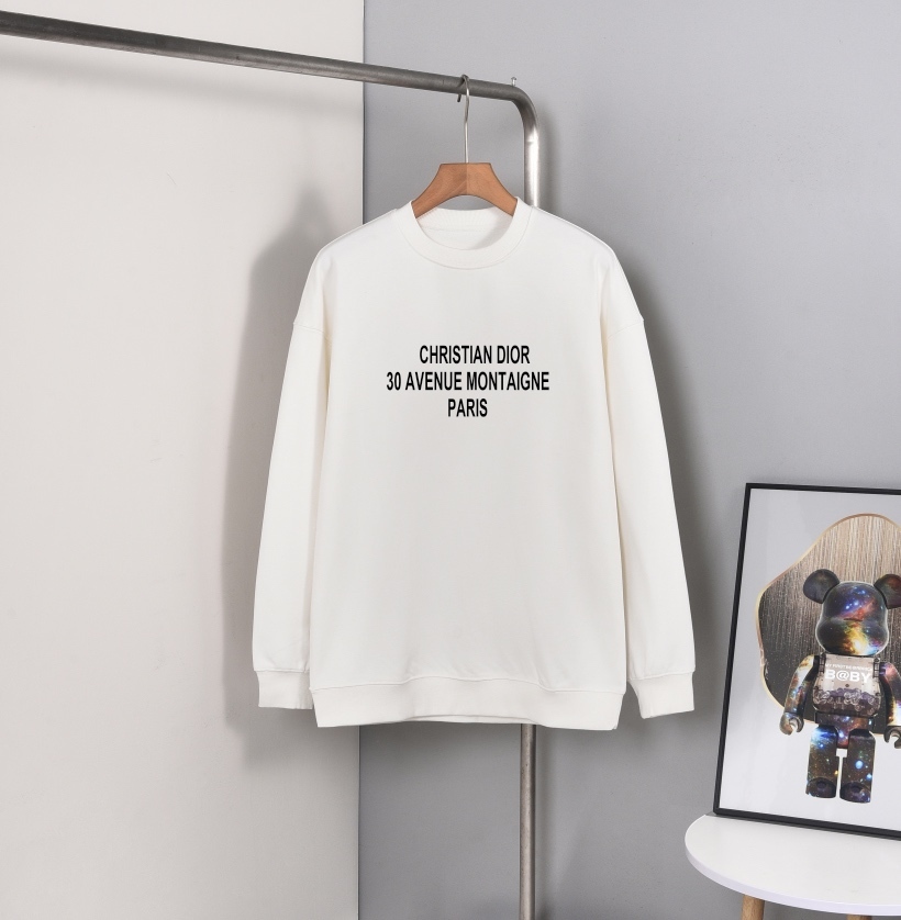 ディオール「Dior」エンブレム 刺繍 スウェットシャツ