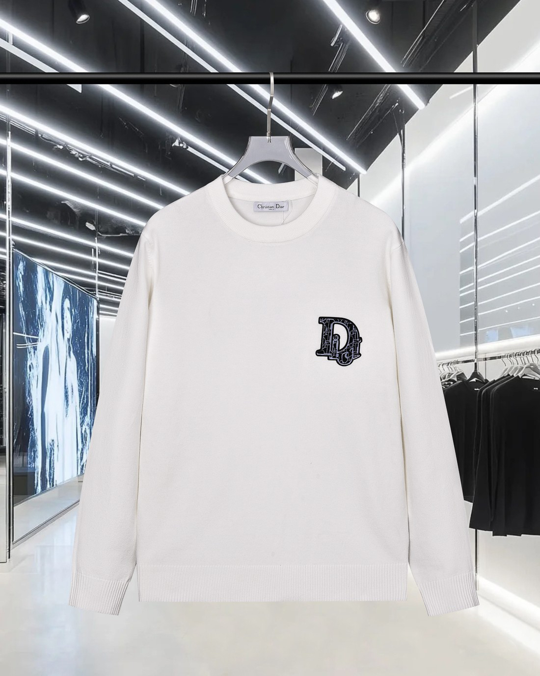 ディオール「Dior」エンブレム プルオーバー セーター