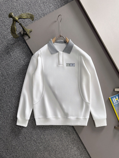 ディオール「Dior」タグ スウェットシャツ ジップカラー