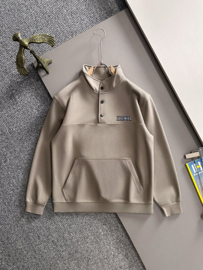 ディオール「Dior」タグ スウェットシャツ ジップカラー