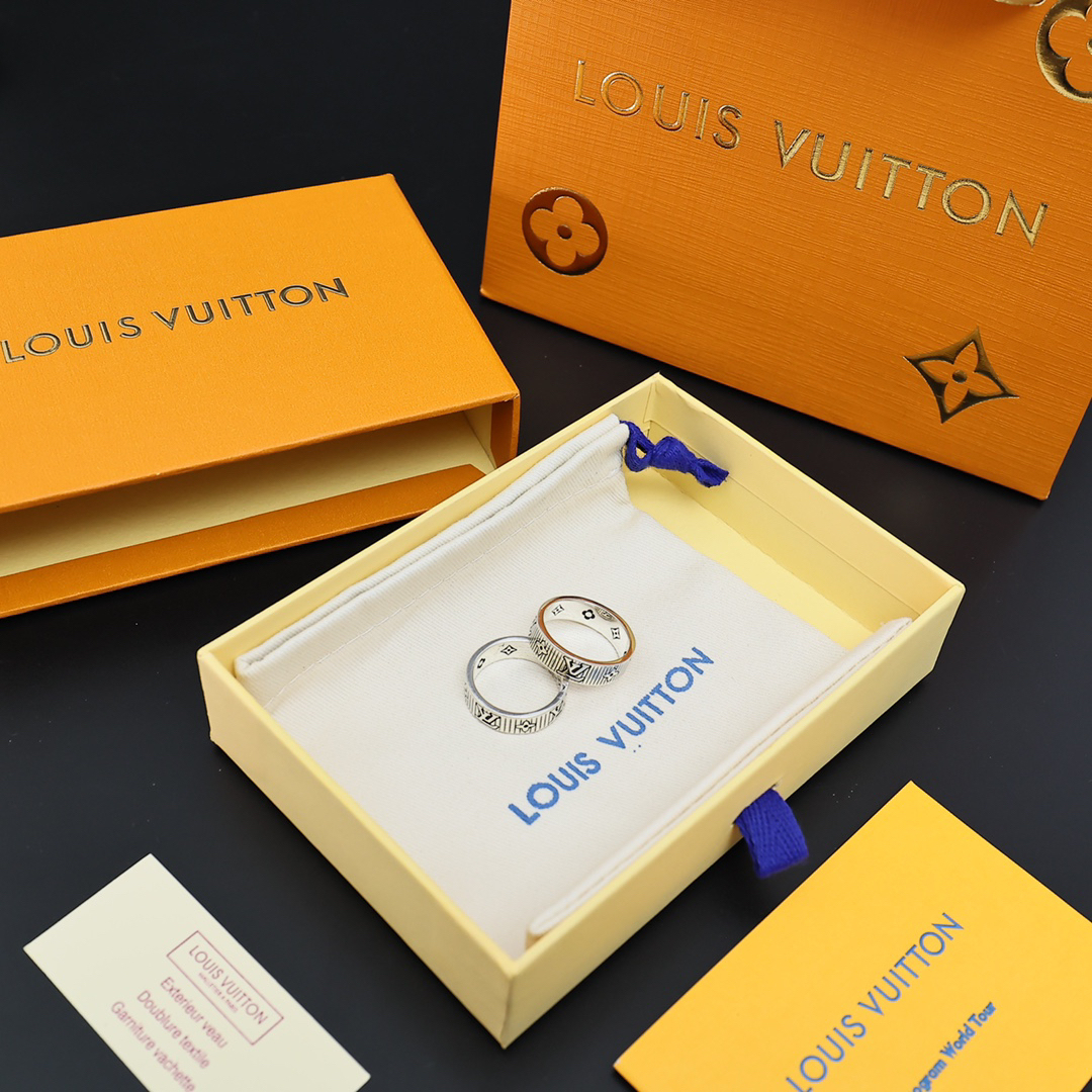 ルイ・ヴィトン「Louis Vuitton」Mosaic Chain リング