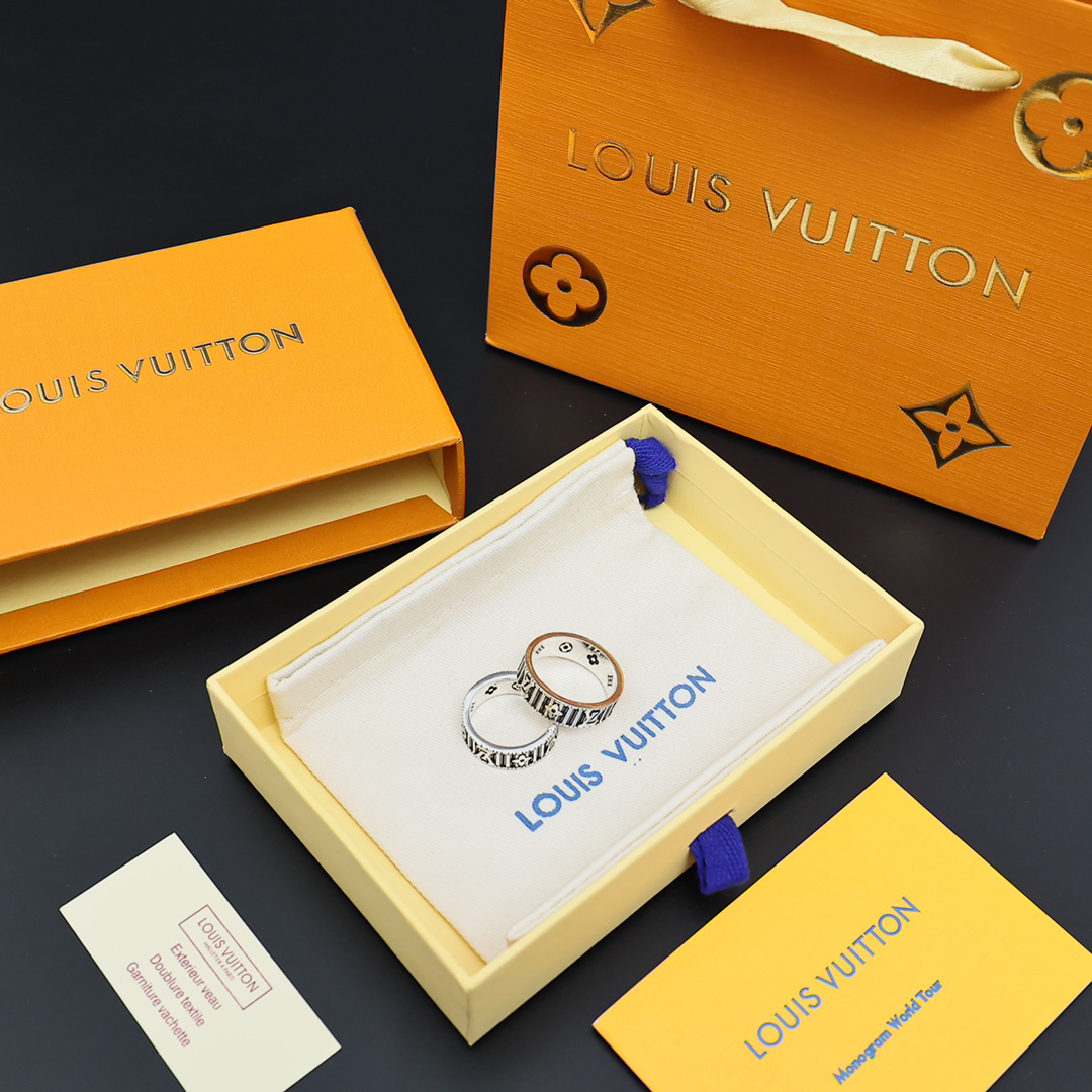 ルイ・ヴィトン「Louis Vuitton」Mosaic Chain リング