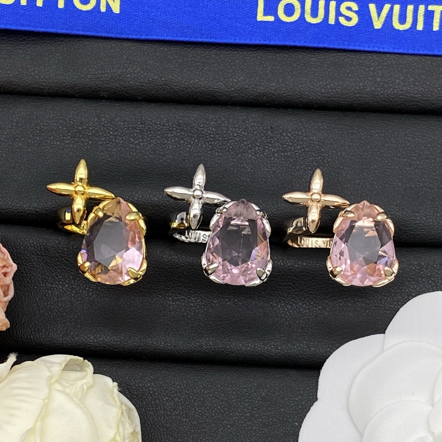 ルイ・ヴィトン「Louis Vuitton」Diamonds Pavé Solitaire リング