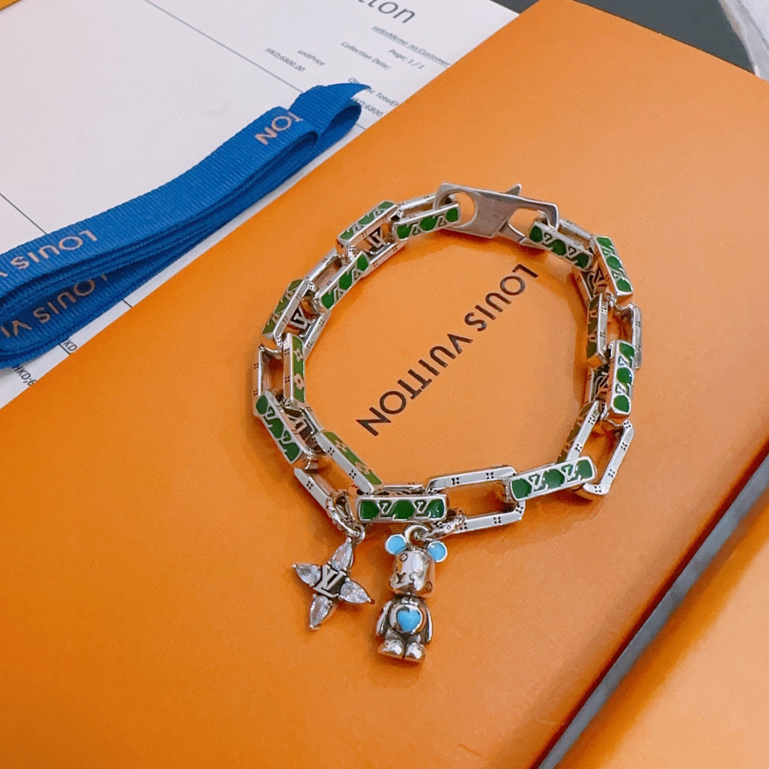 ルイ・ヴィトン「Louis Vuitton」Volt Curb Chain ブレスレット