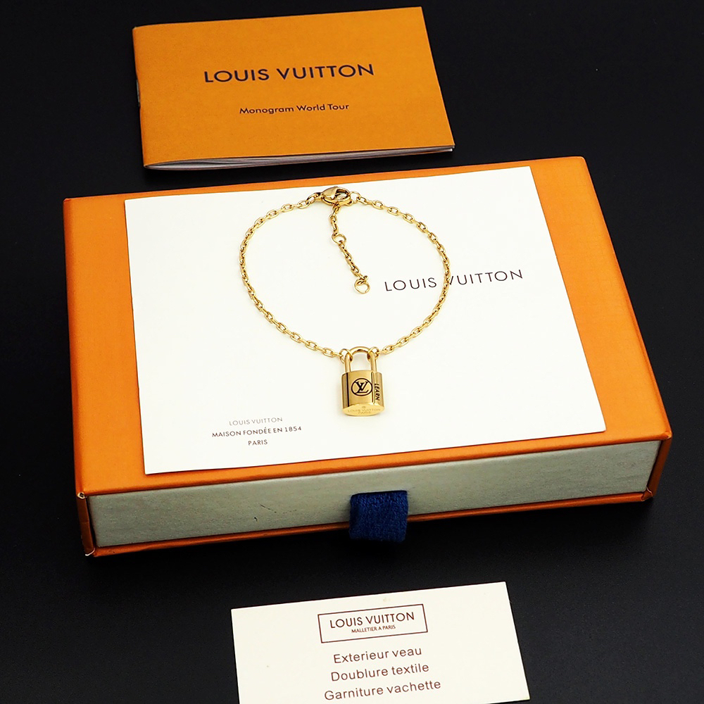ルイ・ヴィトン「Louis Vuitton」Silver Lockit ブレスレット