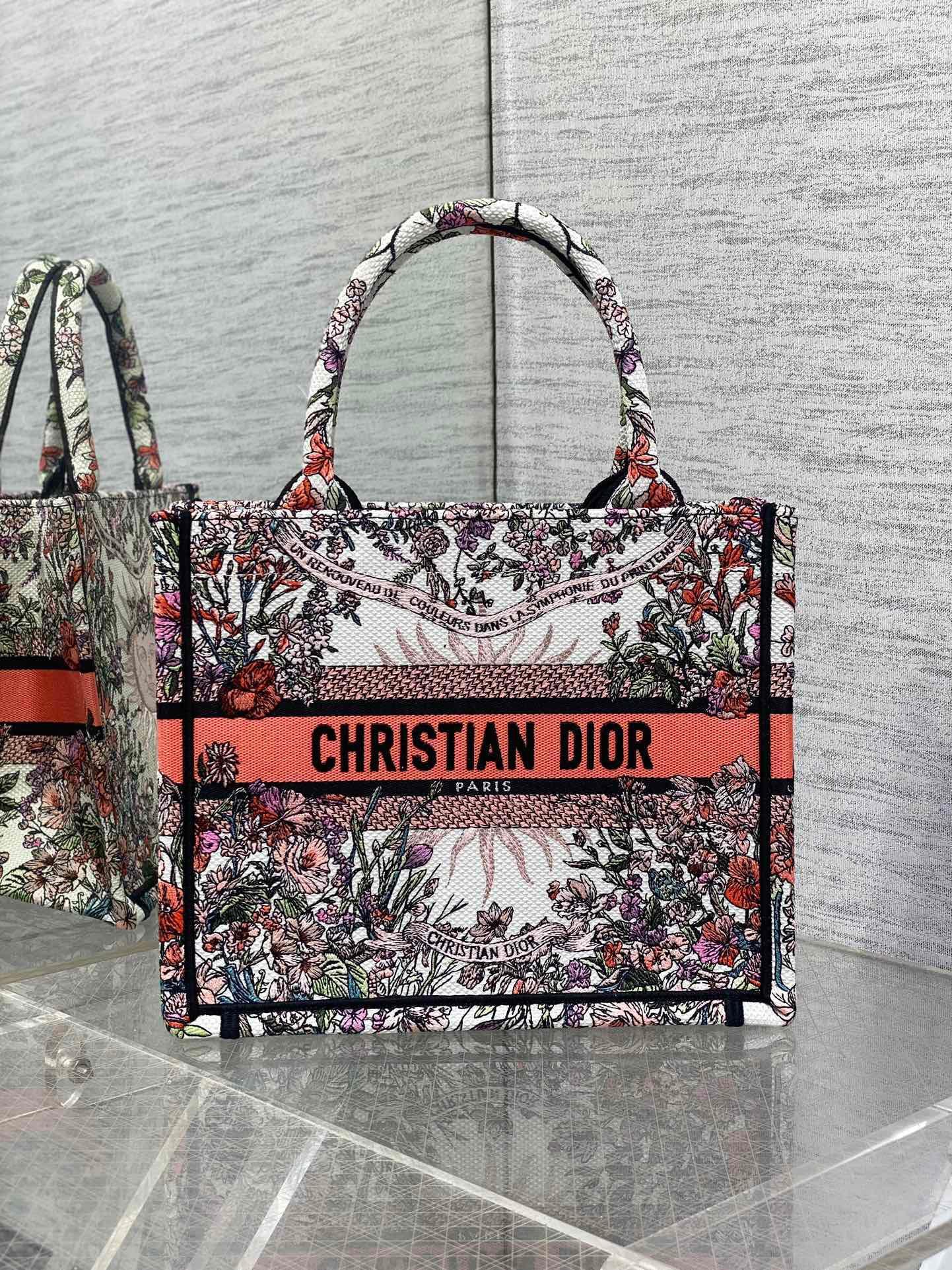 ディオール「Dior」オフィシャルレザー 最新サイズ スモールトート