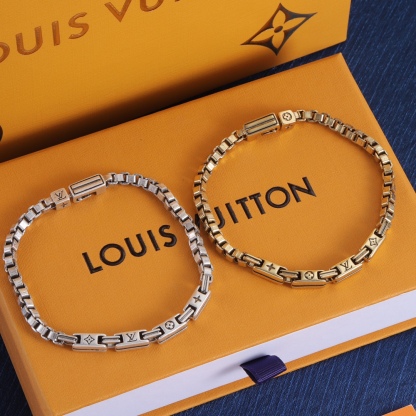 ルイ・ヴィトン「Louis Vuitton」Volt Curb Chain Small Bracelet