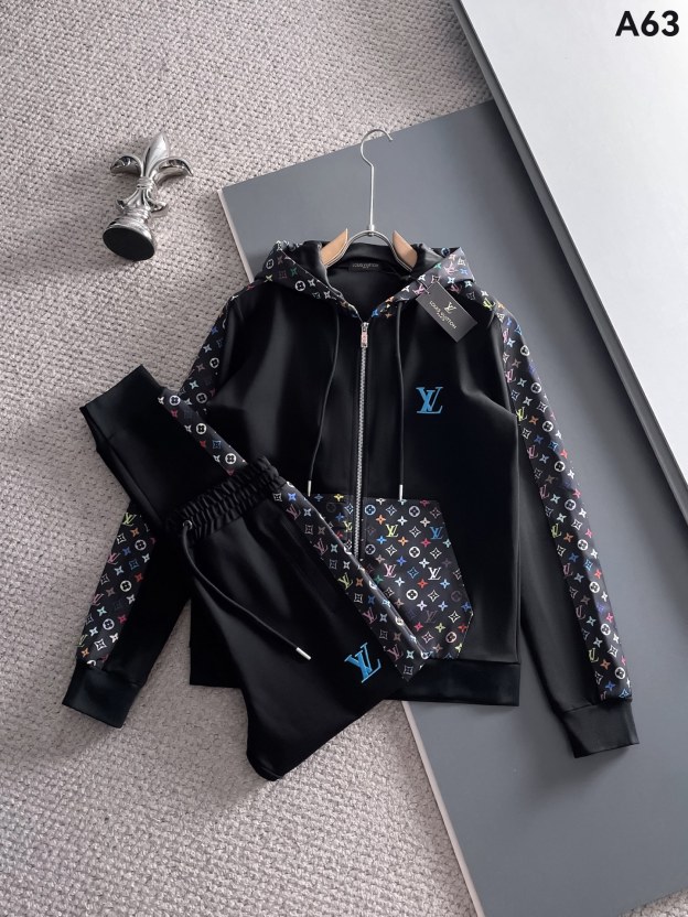 ルイ・ヴィトン「Louis Vuitton」フード付きスウェットシャツ 
