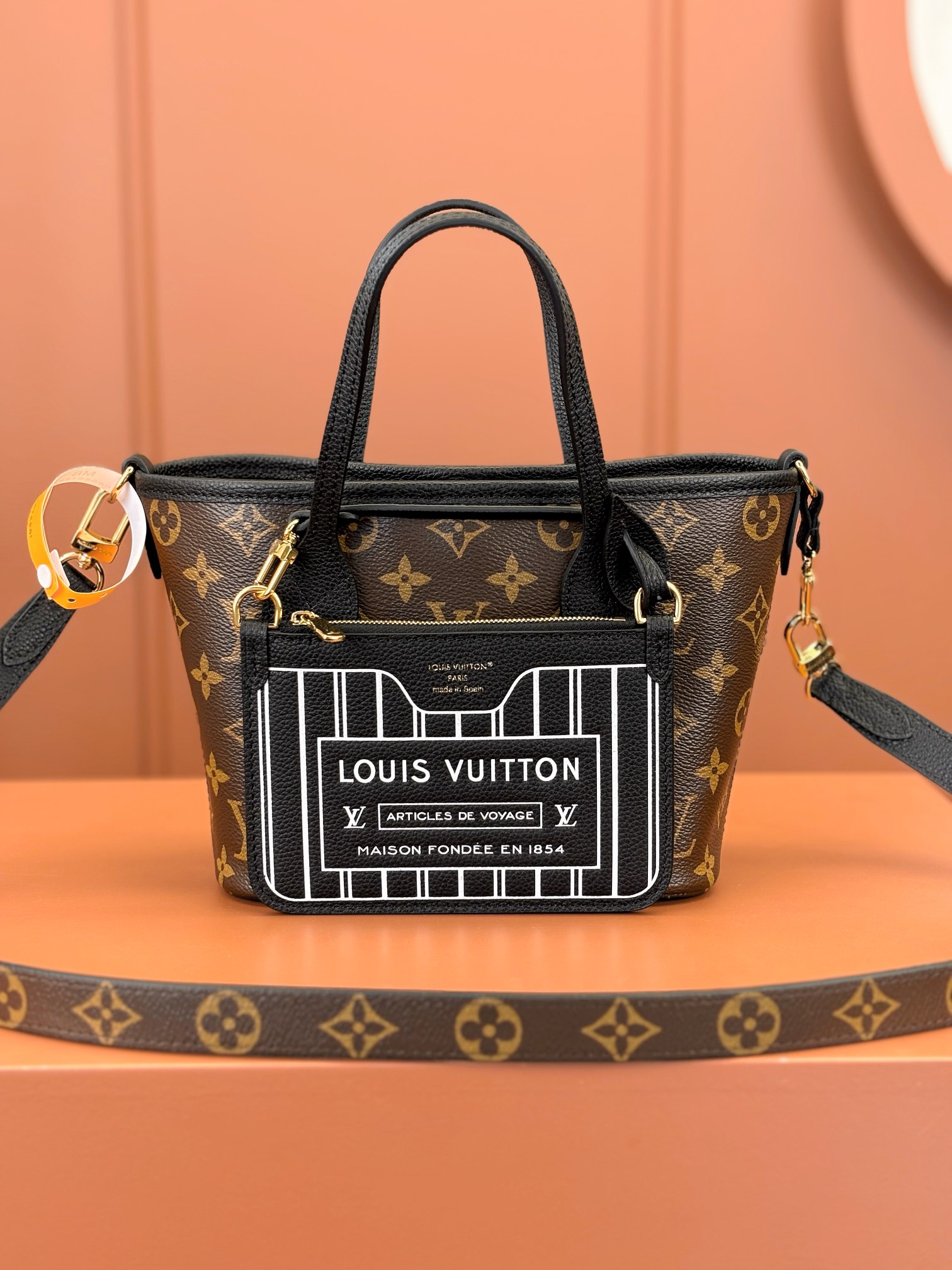 ルイ・ヴィトン「Louis Vuitton」ネヴァーフル インサイドアウト BB ハンドバッグ