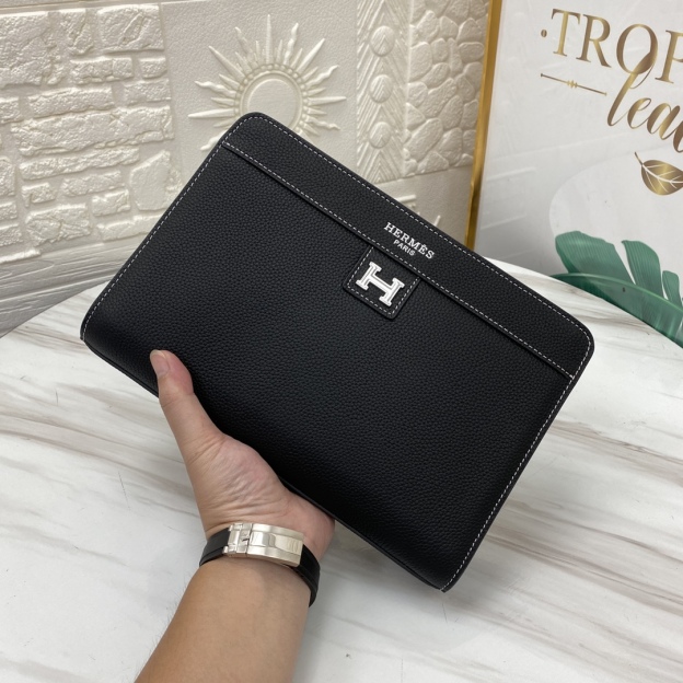 エルメス「Hermès」キャンバス クラッチバッグ