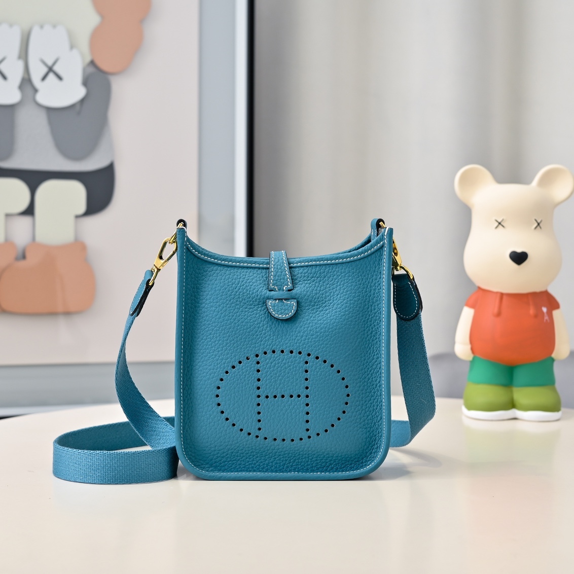 エルメス「Hermès」エヴェリン ミニ 17CM バッグ「EVELYNE MINI BAG」