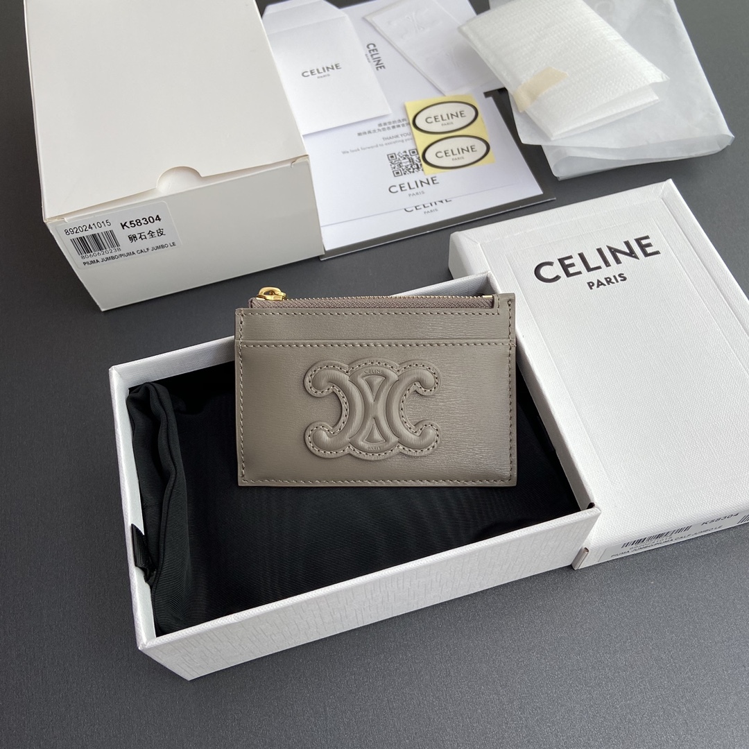 セリーヌ「Celine」トリオンフレザーカードホルダー