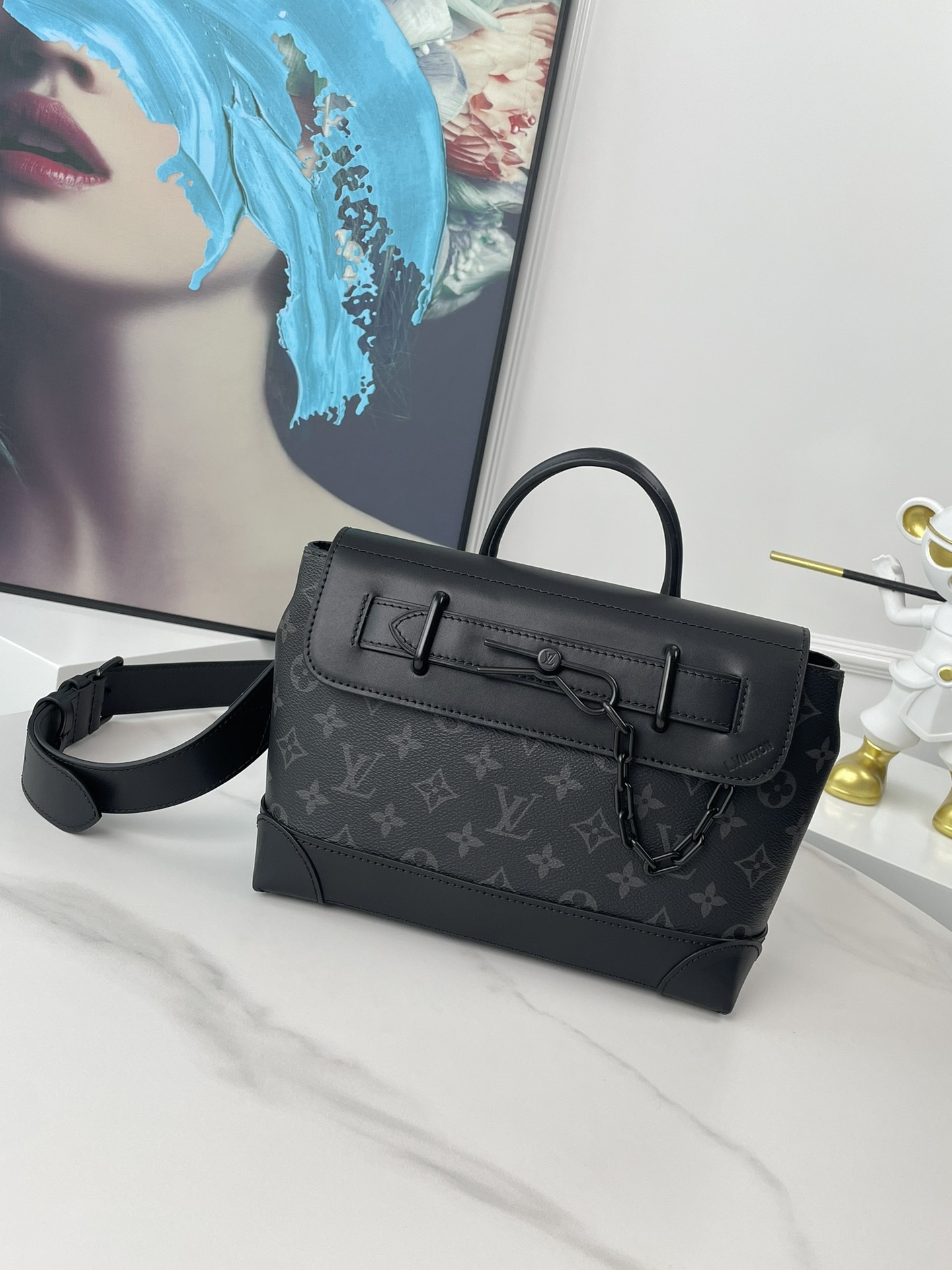 ルイ・ヴィトン「Louis Vuitton」Steamer メッセンジャーバッグ