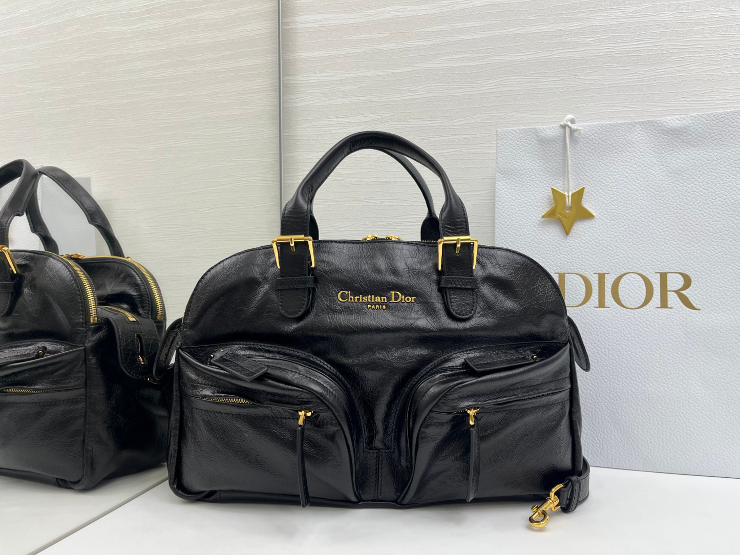ディオール「Dior」Grand Tour ボウリングバッグ