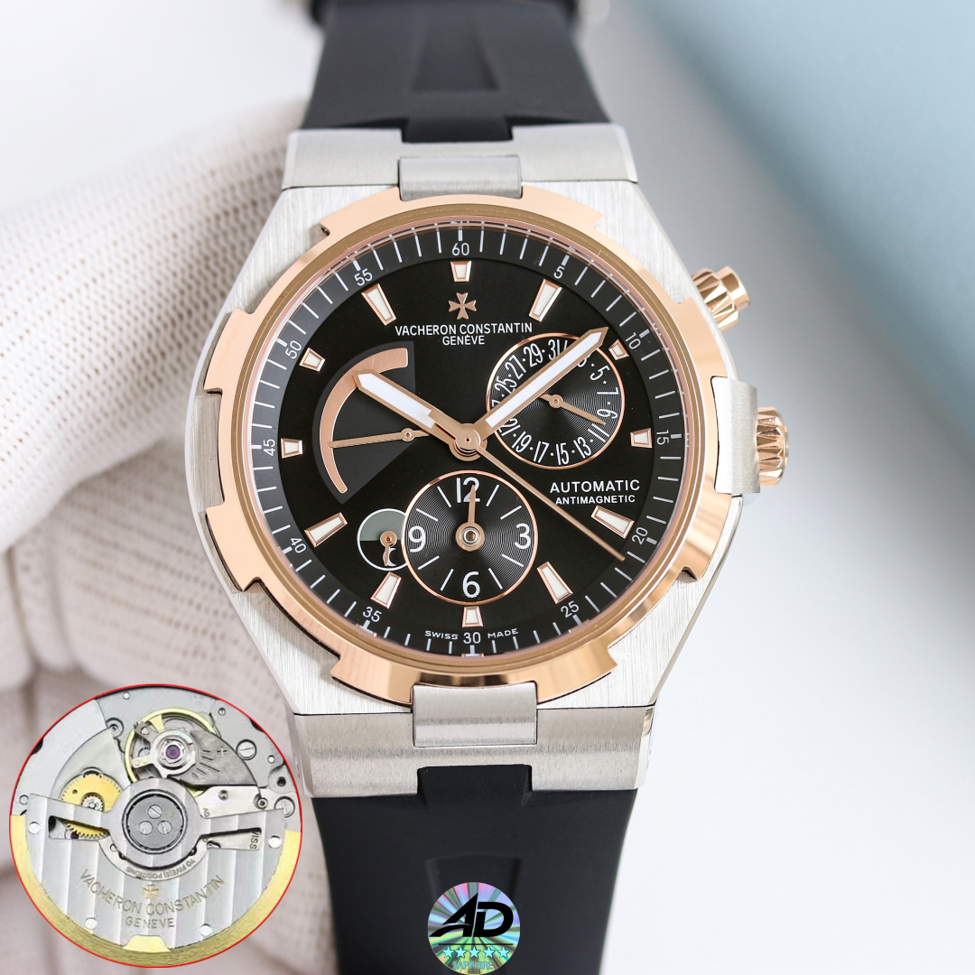 ヴァシュロン・コンスタンタン「Vacheron Constantin」オーヴァーシーズ デュアルタイム メンズウォッチ42MM