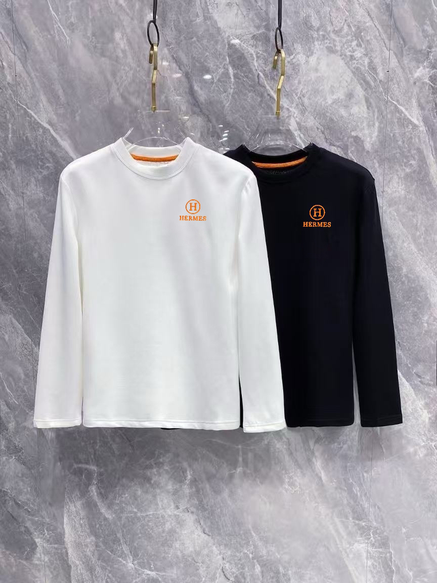 エルメス「Hermès」刺繍Tシャツ