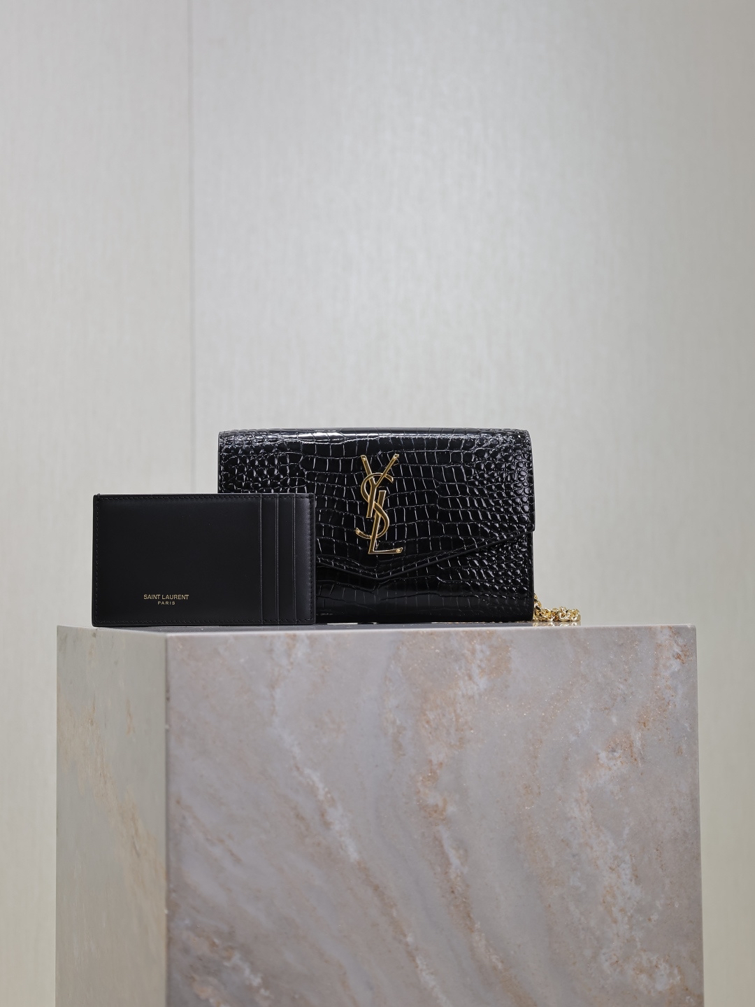 2026サンローラン「SAINT LAURENT UPTOWN チェーンウォレット