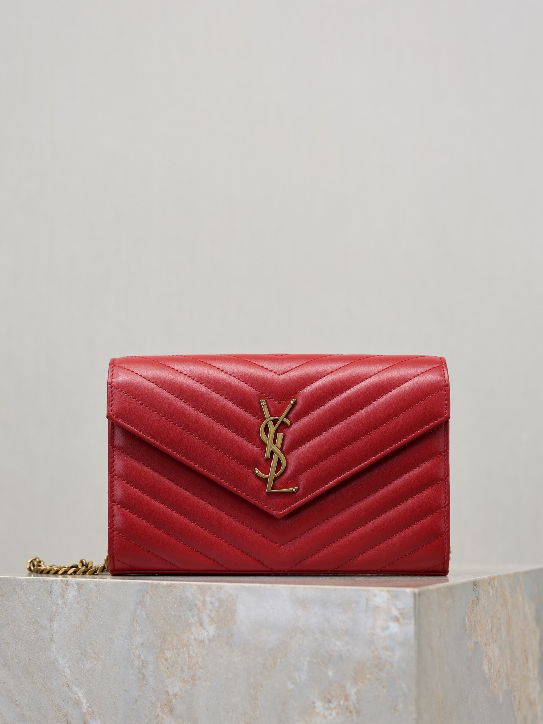 2026サンローラン「Saint Laurent MONOGRAM チェーンウォレット