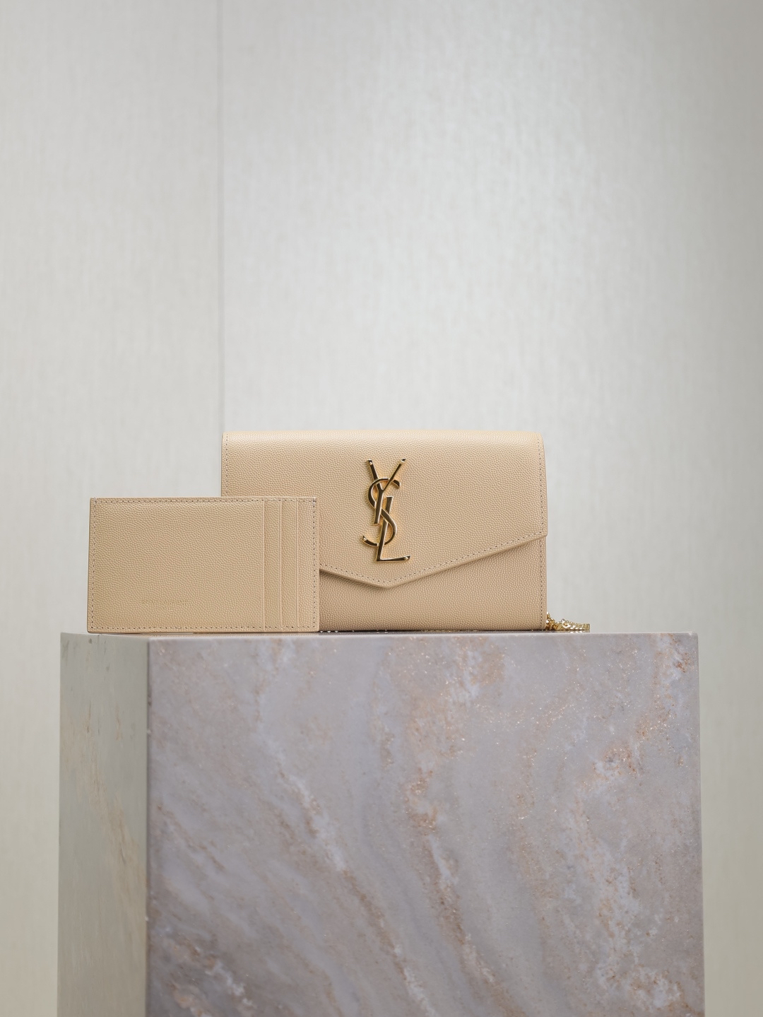 2026サンローラン「SAINT LAURENT アップタウン エンベロープ チェーンウォレット
