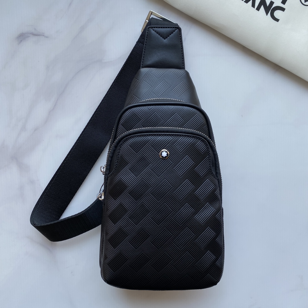 モンブラン 「Montblanc」メンズレザーチェストバッグ / ショルダーバッグ