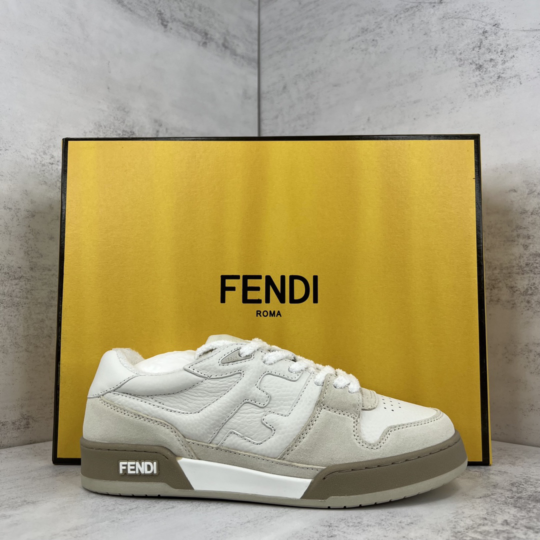 フェンディ「Fendi」フェンディ マッチ スニーカー / ユニセックスレザースニーカー
