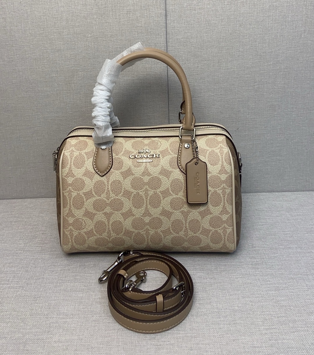 コーチ「Coach」 Rowan レザー ボストンバッグ