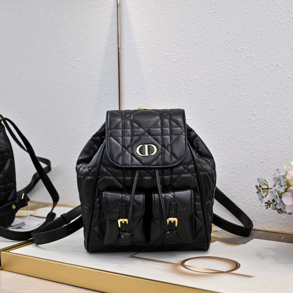 ディオール「Dior」Dior Caro バックパック ミディアム