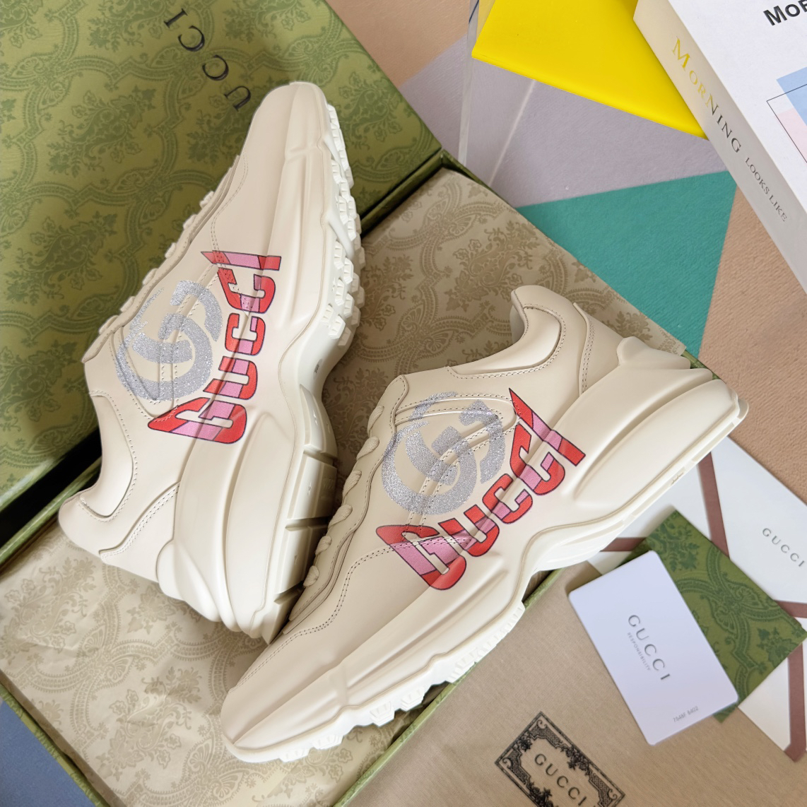 グッチ「Gucci」グッチ ライトン スニーカー (スネークイヤーリミテッド) / レザースニーカー