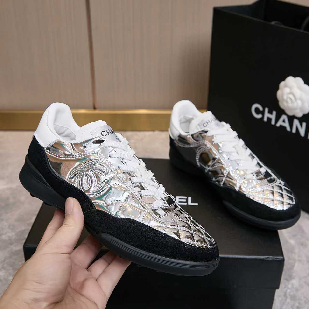 シャネル「Chanel」シャネル プレミアムカジュアルスニーカー/ レジャースニーカー