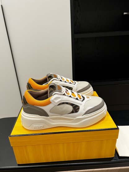 フェンディ「Fendi」フェンディ マッチ スニーカー / レザースニーカー