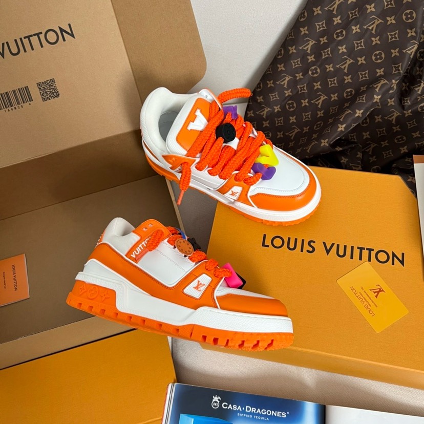 ルイ・ヴィトン「Louis Vuitton」ルイ・ヴィトン トレーナーマキシ スニーカー / レザースニーカー
