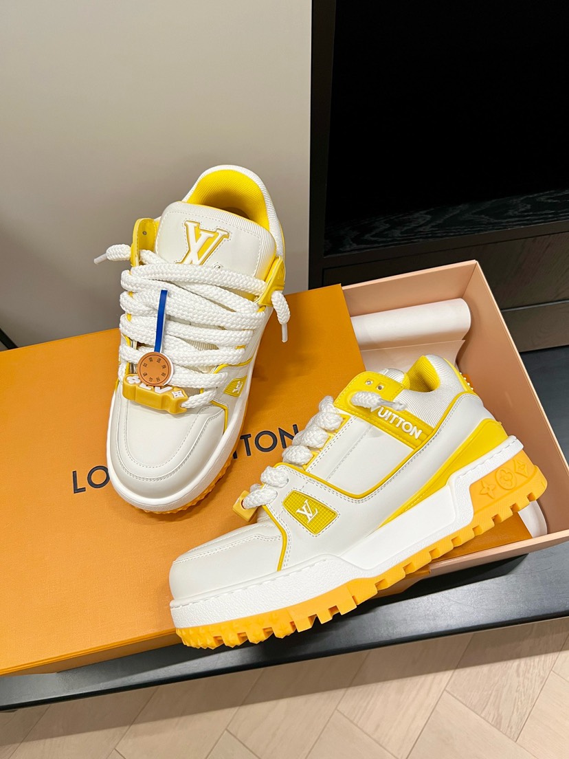 ルイ・ヴィトン「Louis Vuitton」ルイ・ヴィトン トレーナーマキシ スニーカー / レザースニーカー
