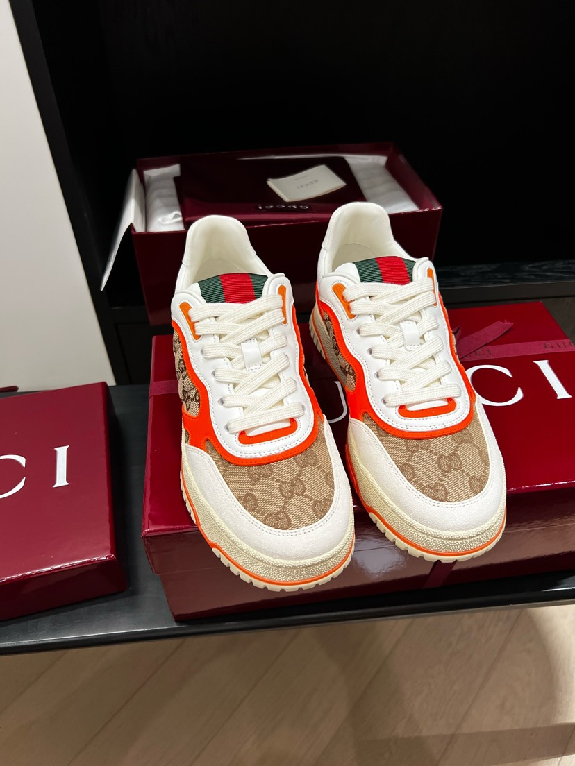 グッチ「Gucci」グッチ バスケットスタイル スニーカー / レザースニーカー