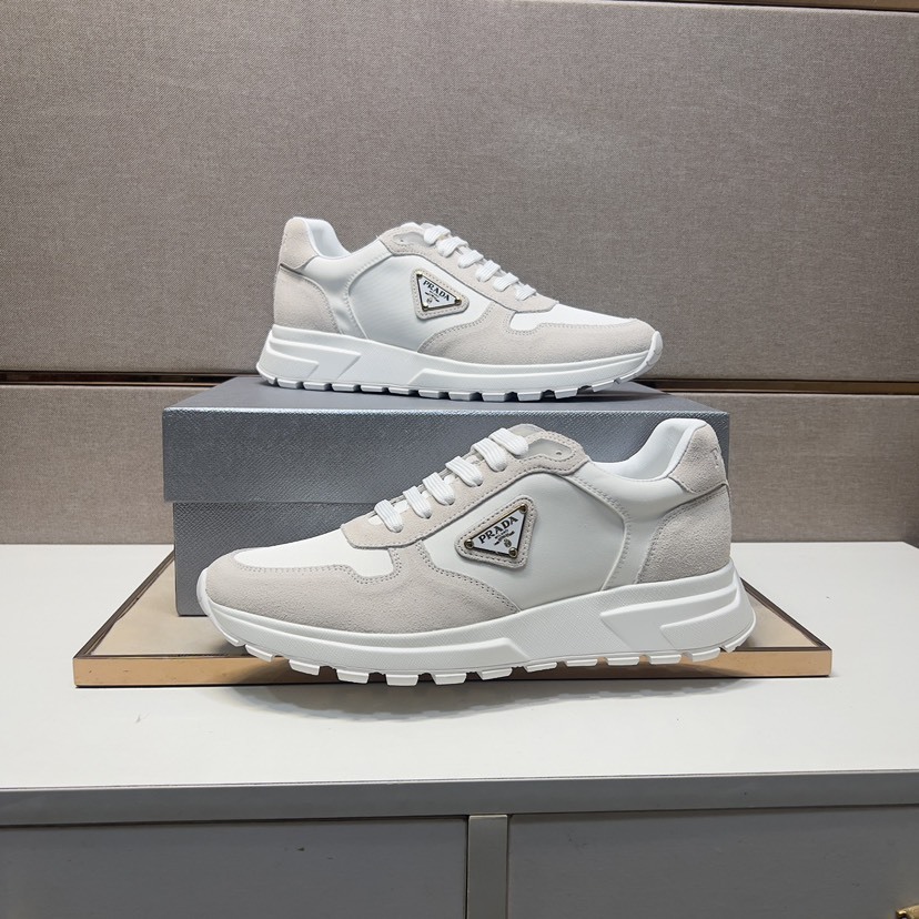 プラダ「Prada」プラダ プレミアムスニーカー (2026年春夏モデル) / レザースニーカー