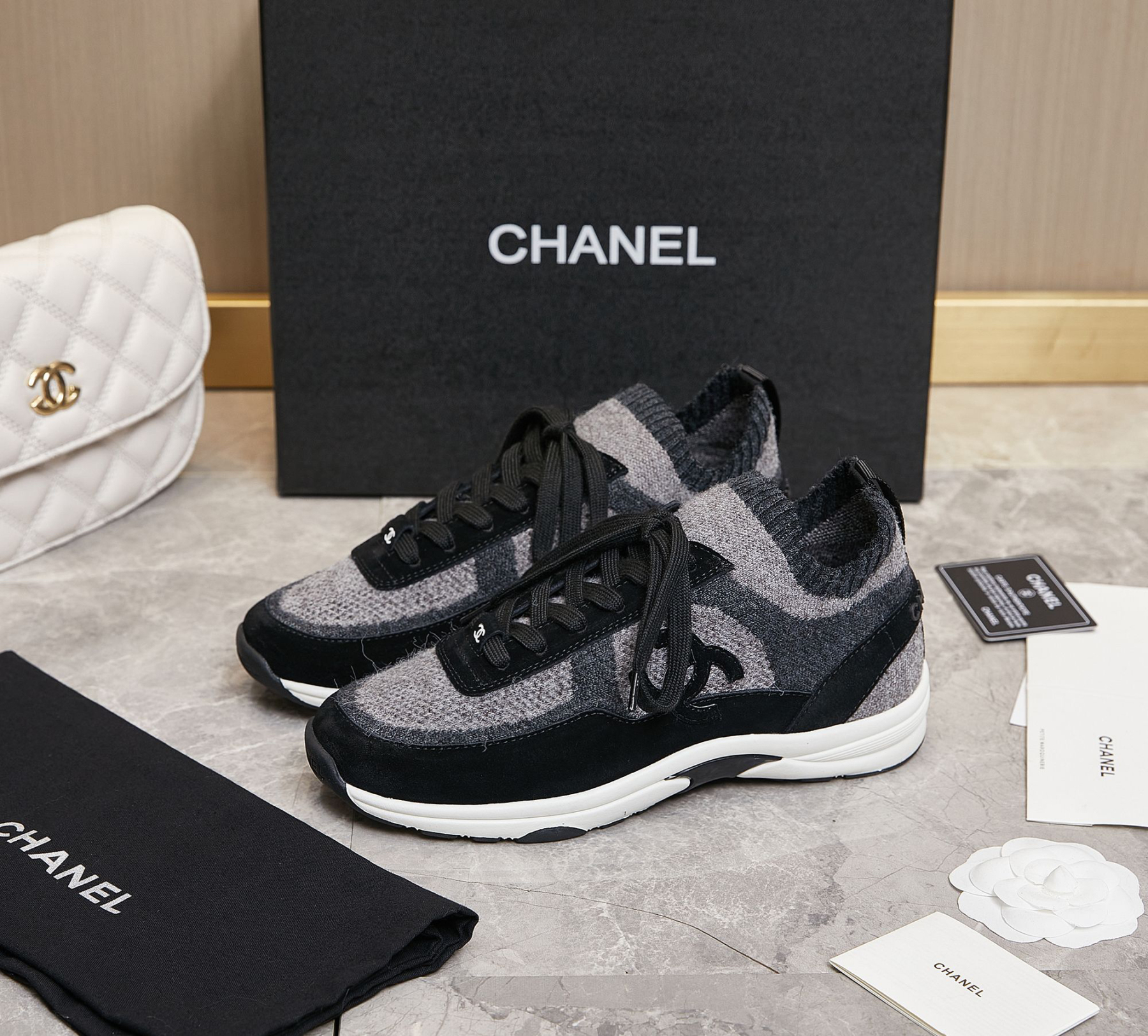 シャネル「Chanel」シャネル プレミアムカジュアルスニーカー  / レジャースニーカー