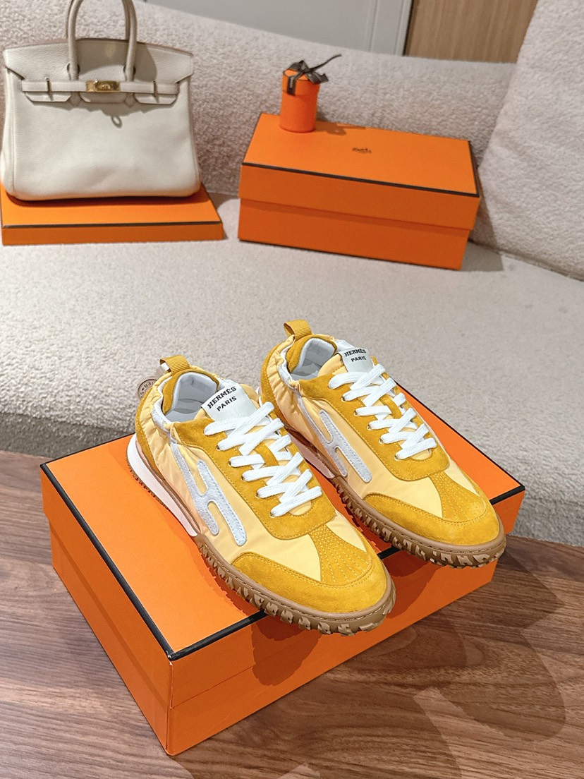 エルメス「Hermès」エルメス ガニーシューズ / レザースニーカー
