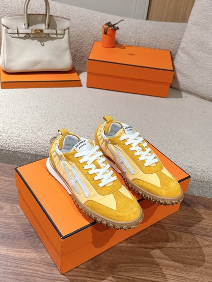 エルメス「Hermès」エルメス ガニーシューズ / レザースニーカー