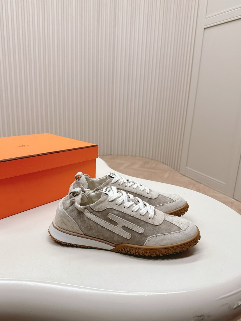 エルメス「Hermès」エルメス ガニーシューズ / レザースニーカー