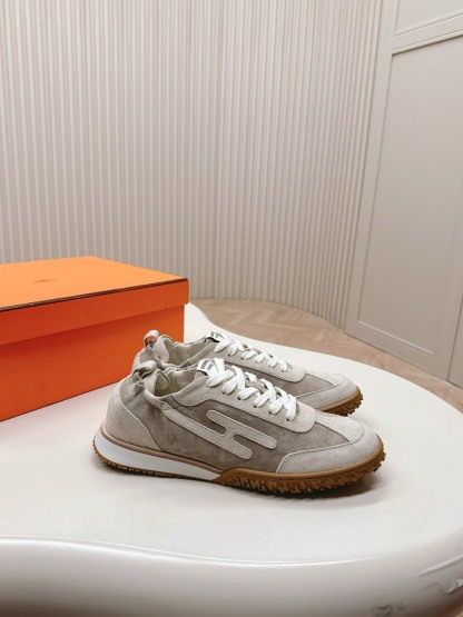 エルメス「Hermès」エルメス ガニーシューズ / レザースニーカー