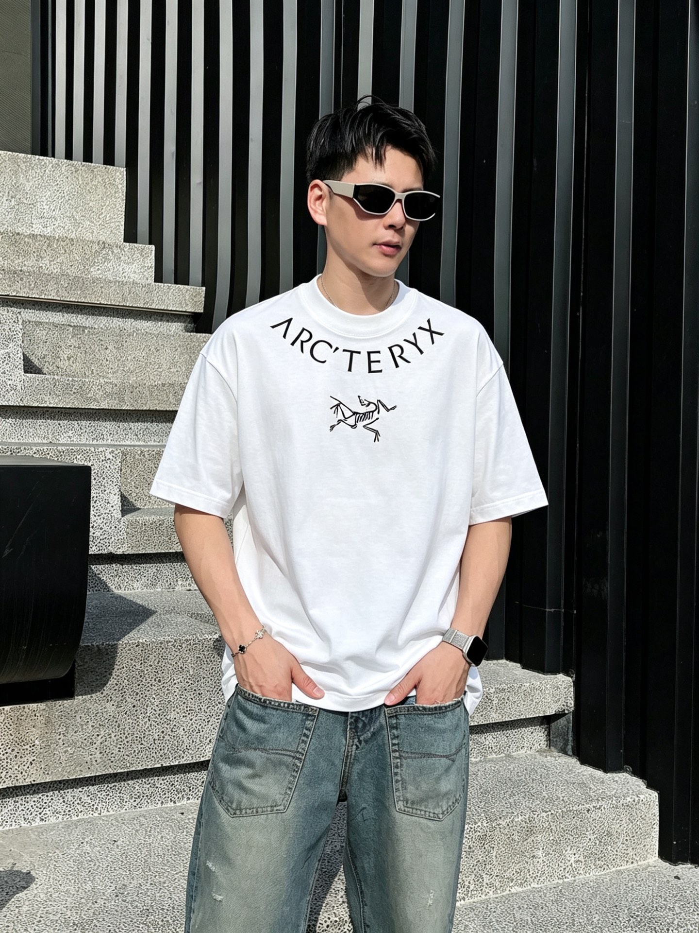 アークテリクス「ARC'TERYX」ロゴプリントTシャツ / ショートスリーブ クルーネック