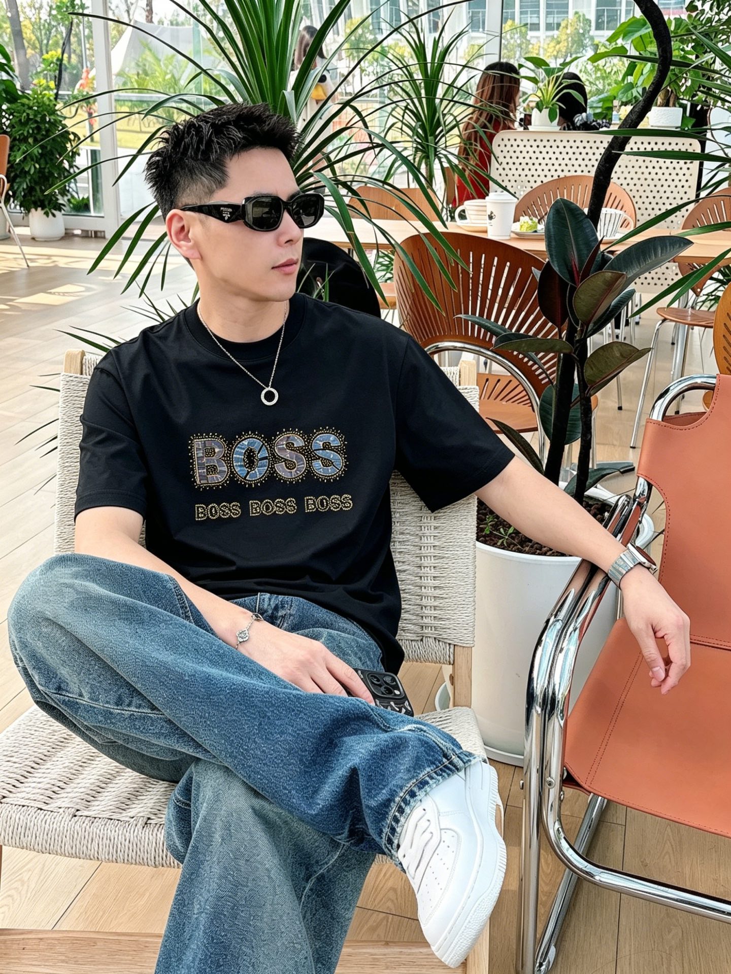 BOSS-ボス Tシャツ / ショートスリーブ クルーネック
