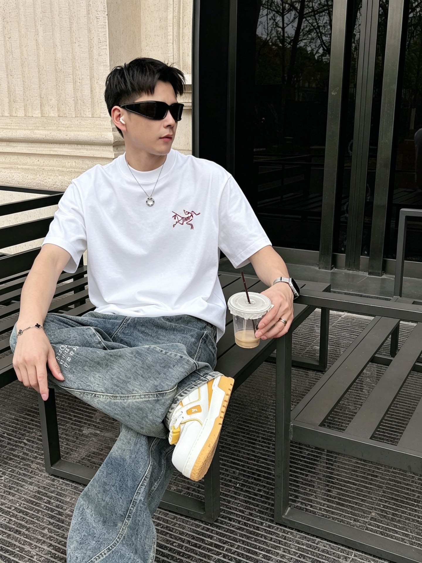 アークテリクス「ARC'TERYX」ロゴプリントTシャツ / ショートスリーブ クルーネック
