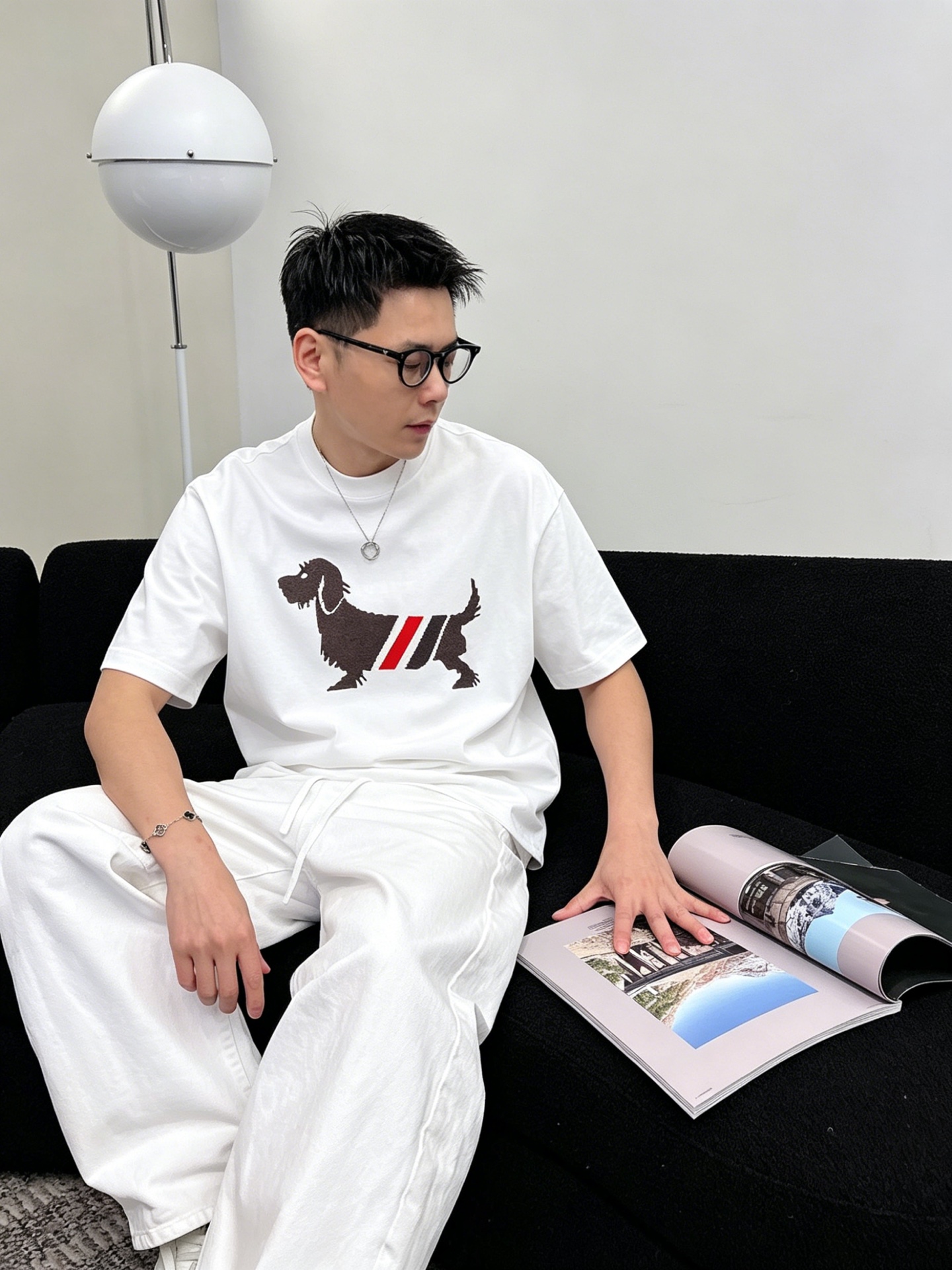 バーバリー「Burberry」バーバリー TB ロゴプリントTシャツ / ショートスリーブ クルーネック